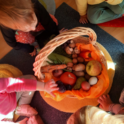 Ernte.Körbchen vom Markt Ernte.Körbchen vom Markt
