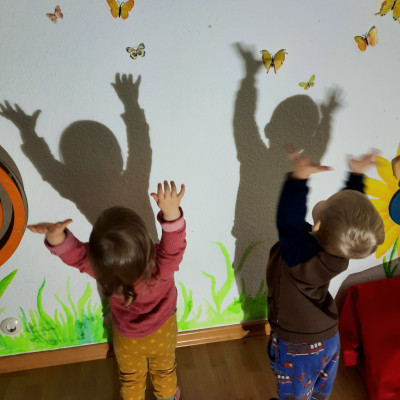 Schatten an der Wand Schatten an der Wand