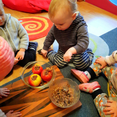 Bratäpfel mit Zimt und Vanille Bratäpfel mit Zimt und Vanille