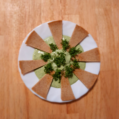 Pfannkuchen mit Dip