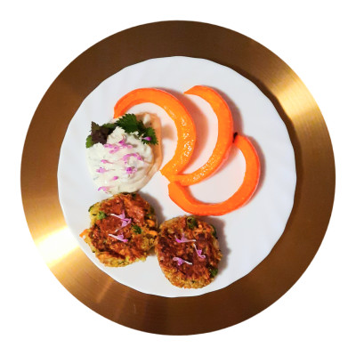 Bratlinge mit Kräuterquark