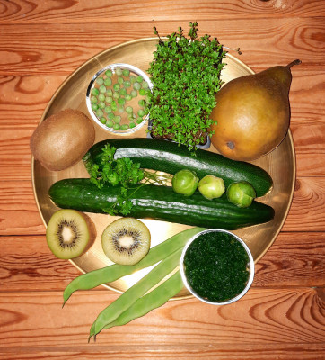grünes Essen
