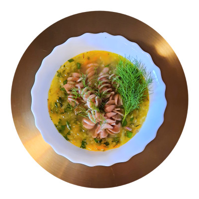 Nudel.Gemüse.Suppe mit Fenchel Nudel.Gemüse.Suppe mit Fenchel